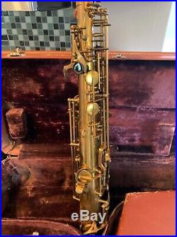 Nice 1961 Vintage Buffet Super Dynaction Alto Saxophone Sax With Tri Pack Case