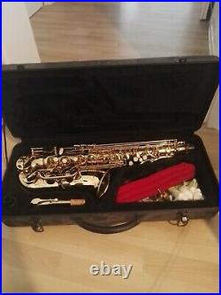 Old Saxophone Stagg 77-SA Handmade Like New Premium Sound incl. Suitcase