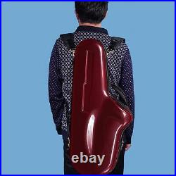Portable Alto Saxophone Case Removable Shoulder Straps Carrying Bag for Sax
