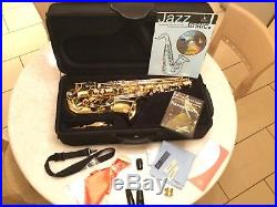 Practically New Julius Keilwerth Evette Alto Saxophone Accessories& Yamaha Strap