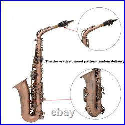 Professional Alto Saxophone Red Bronze Eb Sax with Case Mouthpiece Reeds Q2N3