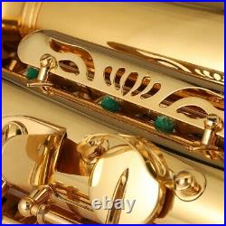 Professional Eb Alto Saxophone Brass Alto Saxophone E Flat Bending Tube Sax Set