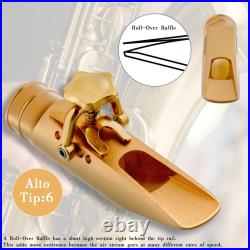Professional Metal Tenor Soprano Alto Saxophone Mouthpieces Gold Plated Sax