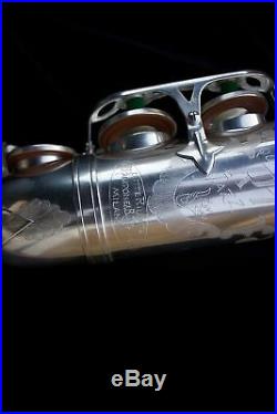 Rampone & Cazzani New Alto sax Hand Made Model R1 Jazz Silver Plate