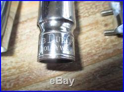 Rare BD Bob Dukoff Co. Hollywood #3 Alto Saxophone Mouthpiece Silver NICE SAX MP
