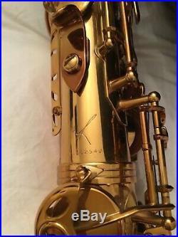Rare Selmer Alto Saxopnone Reference 54. Beautiful gold colouring. Stunning sax