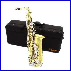 Rossetti 1158 Professional Eb Alto Saxophone Nickel Lacquer + Case, Mouthpiece