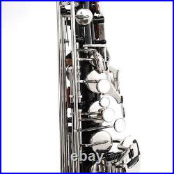 SLADE Brass Nickel Plating Saxophone E Flat Alto Curved Sax Saxophone Set New