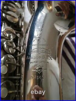 Sax alto Adolphe Sax fils vintage original before Selmer circa 1900