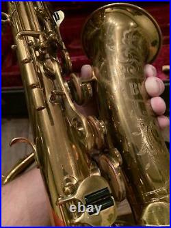 Selmer Bundy Vintage Alto Saxophone With Case Original Rare Sax Nice! Used