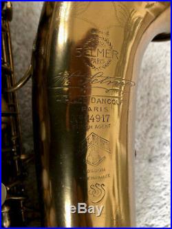 Selmer Cigar Cutter Alto Sax Wonderful Horn