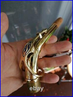 Selmer Mark VI alto saxophone neck gold lacquer in great shape. Vintage sax