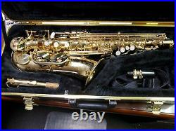 Selmer Soloist Alto Saxophone With Mouthpiece, Strap, And Case Sax Preowned