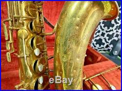 The Indiana by Martin Alto Saxophone SAX & Original Case For Repair