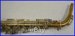 Used As Is 1936 Martin Handcraft Alto Sax, (searchlights & Skyline Engraving)