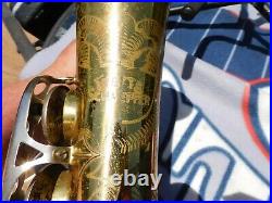 Used, Rare Evette Schaeffer Alto Saxophone Needs Restoration