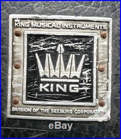VINTAGE King Cleveland 613 Alto SAXOPHONE sax withKing Case + EXTRAS ca. 1941