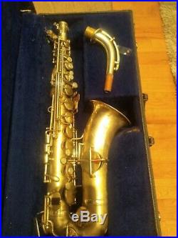 Vintage 1929-1930 King HN White Made Voll-True Alto Saxophone Sax