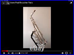 Vintage 1940 french Paul Beuscher alto sax