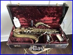 Vintage 1951-52 Conn Naked Lady 6M Alto Saxophone With Original Lacquer Case Sax