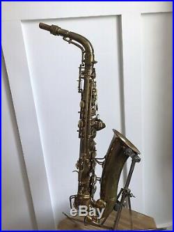 Vintage 1951-52 Conn Naked Lady 6M Alto Saxophone With Original Lacquer Case Sax