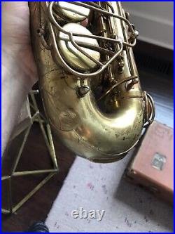Vintage 1952 The Martin Alto Committee Saxophone Sax With Original Case End Cap