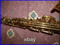 Vintage 1963 Martin Official Music Man alto sax saxophone VG+ 80+% orig lacquer