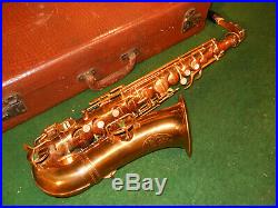 Vintage'30s Cavalier Pan American 92M Alto Sax Saxophone Nice Case Mouth Piece