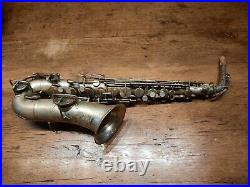 Vintage Alto Sax Saxophone Buescher True Tone Low Pitch 1923 / 1924