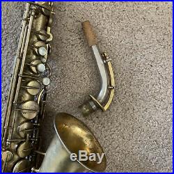 Vintage Buescher Gold Plate Alto Sax in potential Fine Conditions