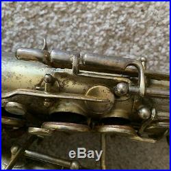 Vintage Buescher Gold Plate Alto Sax in potential Fine Conditions
