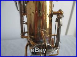 Vintage Bundy Alto Saxophone With Original Case Sax USA