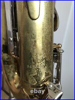 Vintage Bundy II Alto Saxophone Sax With Hardshell Case