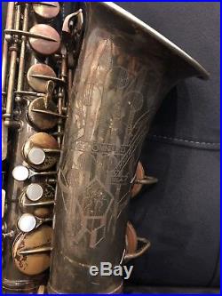 Vintage Conn 6M Naked Lady VIII Alto Saxopone Sax-298xxx-Rolled Tone Holes