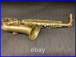 Vintage Conn Alto Sax Brushed Brass Finish