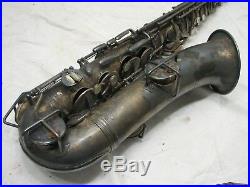Vintage Frank Holton Saxophone Sax Elkhorn Wis Low Pitch C-Melody Alto Horn