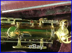 Vintage King Super 20 Full Pearls Solid Silver Neck Alto Sax Saxophone