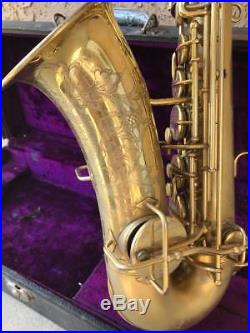 Vintage Martin Handcraft Alto Saxophone Two Color Tone Sax, Made1928 Phase III