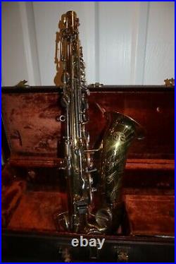 Vintage Martin The Indiana Alto Saxophone Sax With Case Beginner High School