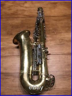 Vito Alto Sax Alto Saxophone Ser# 073881 Japan with Case Parts Repair
