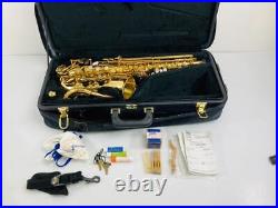 YANAGISAWA Alto Sax A -991 Beautiful Working Tested with Case Reed Grease Strap