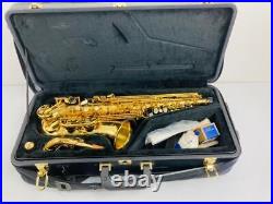 YANAGISAWA Alto Sax A -991 Beautiful Working Tested with Case Reed Grease Strap
