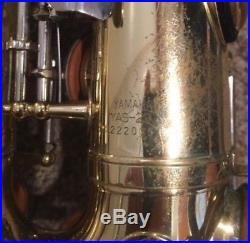Yamaha Alto Sax Brass Saxophone YAS-23 Model # 222035 Made in Japan