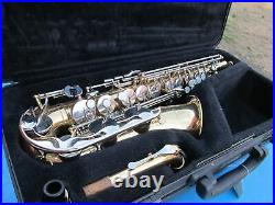 Yamaha YAS-200ADII Alto Saxophone great playing and looking Sax! Band Ready