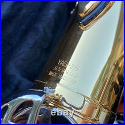 Yamaha YAS-26 Standard Eb Alto Saxophone new condition Student sax