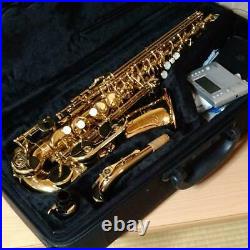 Yamaha YAS-475 Alto Saxophone Sax Gold Maintained Check Tested Working Used
