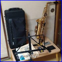 Yamaha YAS-475 Alto Saxophone Sax Gold Maintained Check Tested Working Used