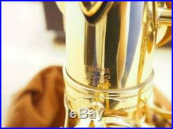 Yamaha YAS-62 Saxophone Alto Sax Gold Lacquered With Case Accessory F/S Japan