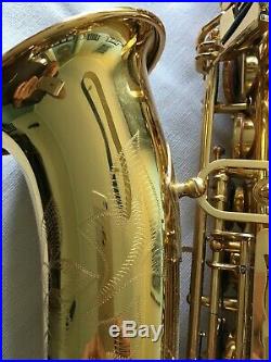 Yamaha professional alto sax YAS 62 brass lacquer owned from new excellent