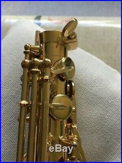 Yamaha professional alto sax YAS 62 brass lacquer owned from new excellent